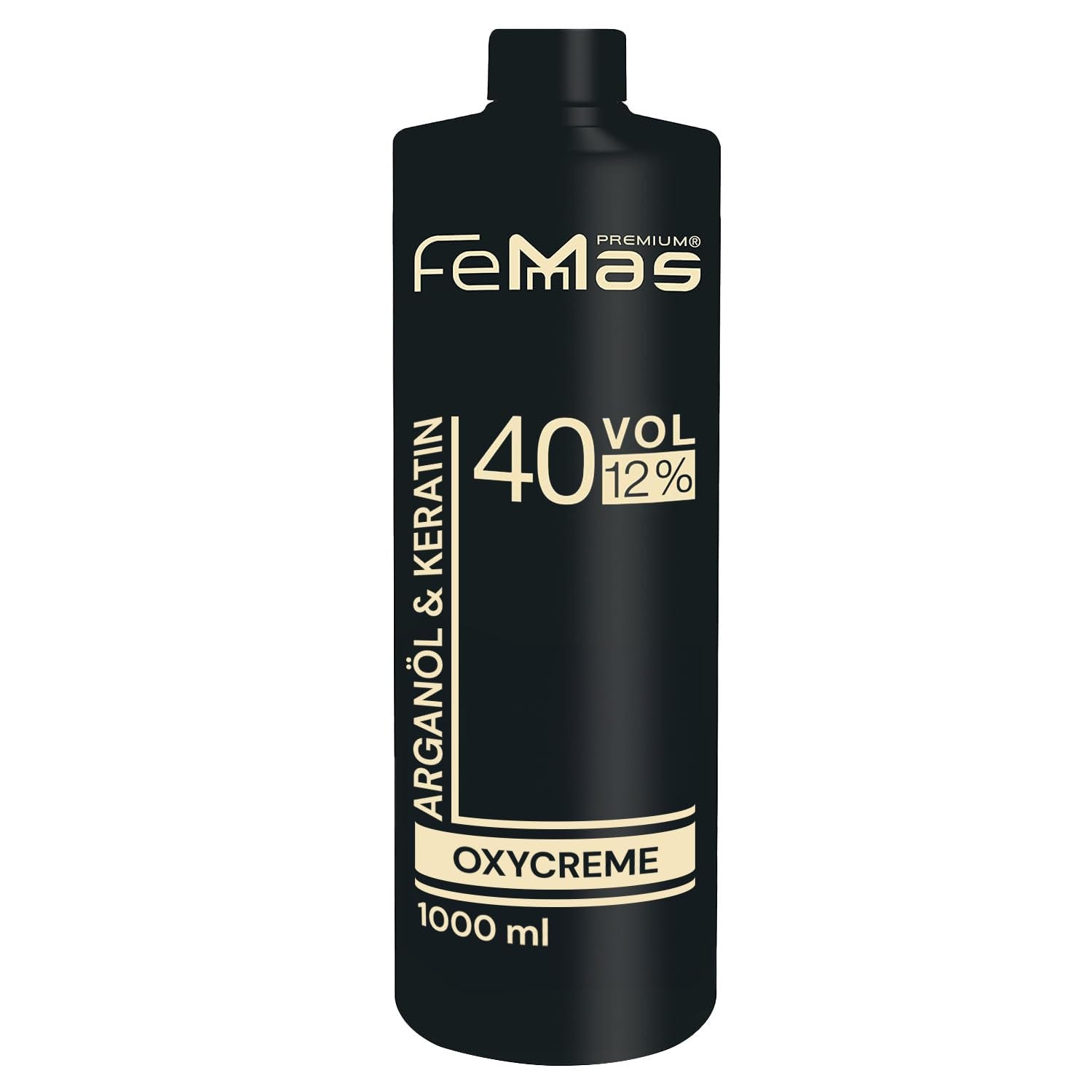 FemMas Oxycreme v 6% 1000 ml I Oxidační činidlo pro barvení a barvení vlasů I Snadná aplikace a optimální fixace I Vývojka pro jednotné výsledky v salonní kvalitě I Vývojka na barvení vlasů Barva na vlasy Naty Shop 12 1 litr (1 balení)