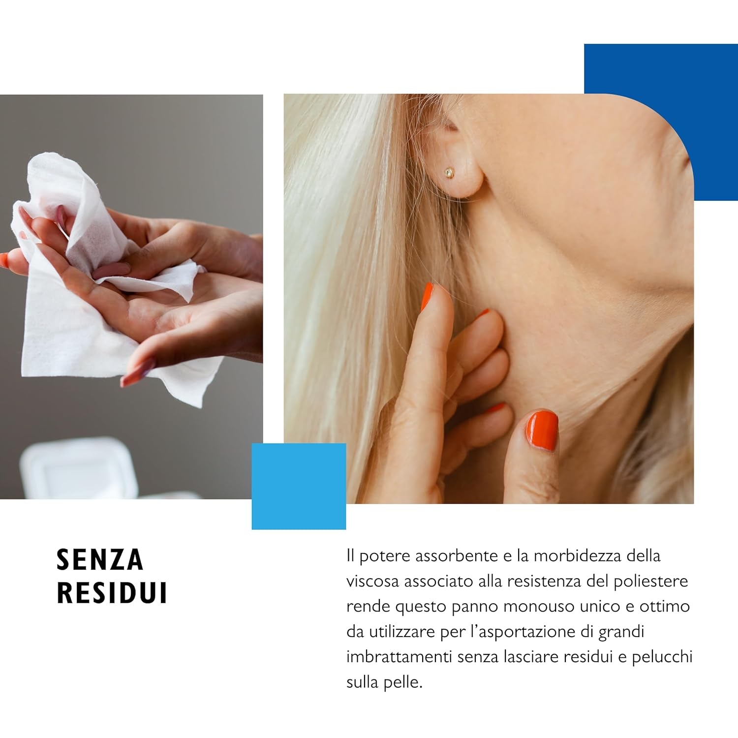 BIODERM Cellusoft - jemné, multifunkční, jednorázové viskózové a polyesterové vlhčené ubrousky - multifunkční ubrousky pro jemnou hygienu citlivé a zarudlé pokožky seniorů a dětí - 30 x 38 cm (50