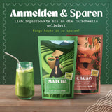 Naturalebio BIO Zelený čaj prášek 100g. Na vaření a pečení. Originální japonská matcha. Zelený čaj z Japonska, veganský, bezlepkový a bez GMO. Přírodní organický produkt.