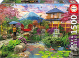 Educa - Puzzle 1500 dílků pro dospělé | Japonská zahrada. Rozměry: 85 X 60 cm. Obsahuje lepidlo na puzzle Fixpuzzle. Na 14 let (19937) Puzzle Naty Shop Výchozí název