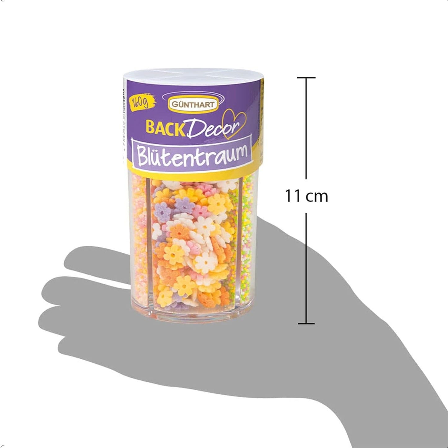 Günthart, sprinkles, 160 grams Naty Shop