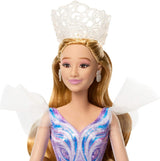 Mattel Wicked: Part 2 od Universal Pictures Glinda Deluxe Doll s odnímatelným oblečením a 3 doplňky, inspirováno filmem, JFM13, [Vícebarevné]