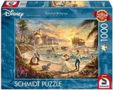 Schmidt Spiele 58036 Thomas Kinkade Disney Malá mořská víla Svátek lásky 1000dílné puzzle Naty Shop Výchozí název