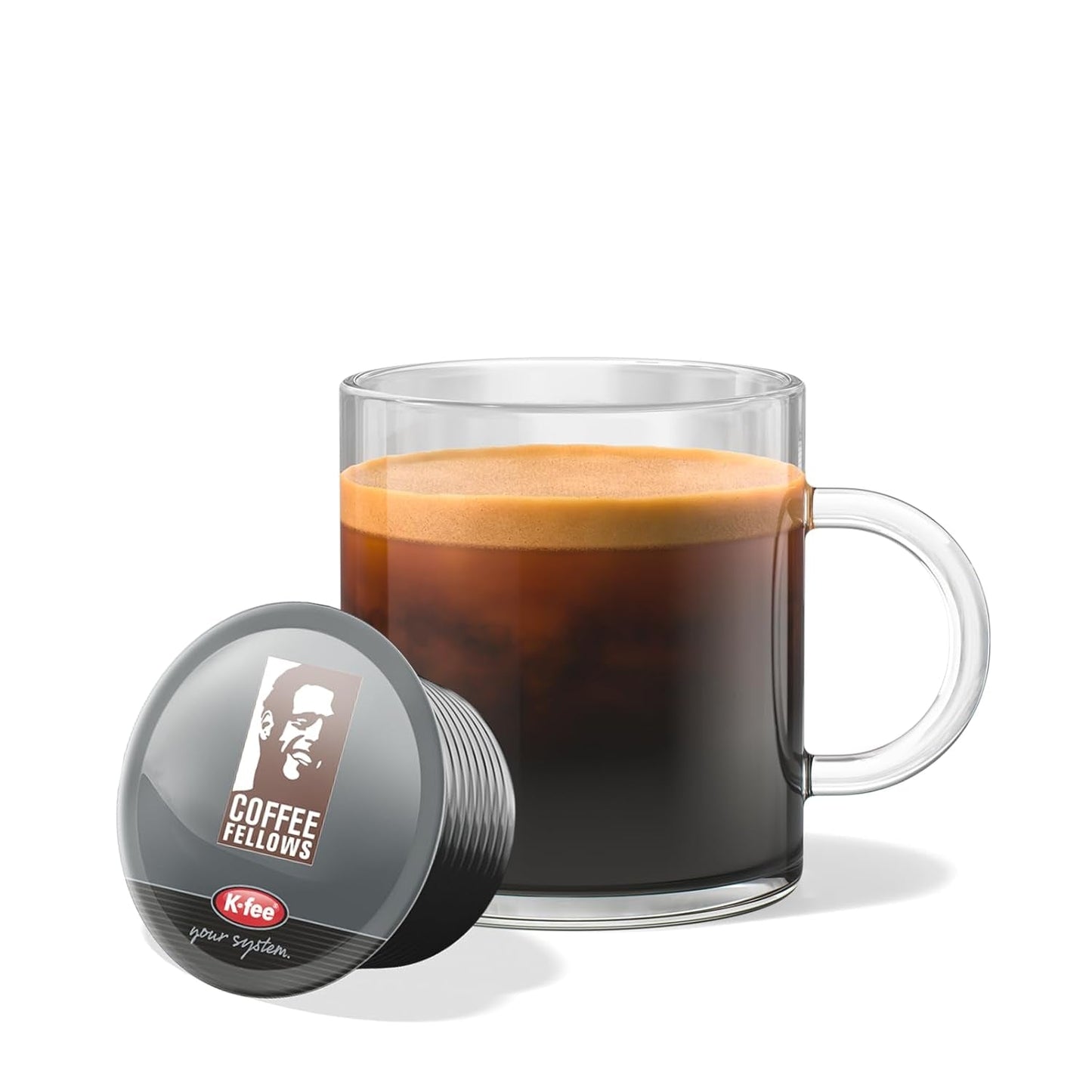 Coffee Fellows Blend Espresso kapsle, kompatibilní s K-fee, EXPRESSI & Tchibo Cafissimo*, schokoladig-fruchtige Aroman, 120 Kaffeekapseln