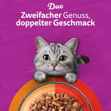 WHISKAS Duo sáčky na mokré porce jídla, více balení, klasická kombinace v želé, 12 x 85 g