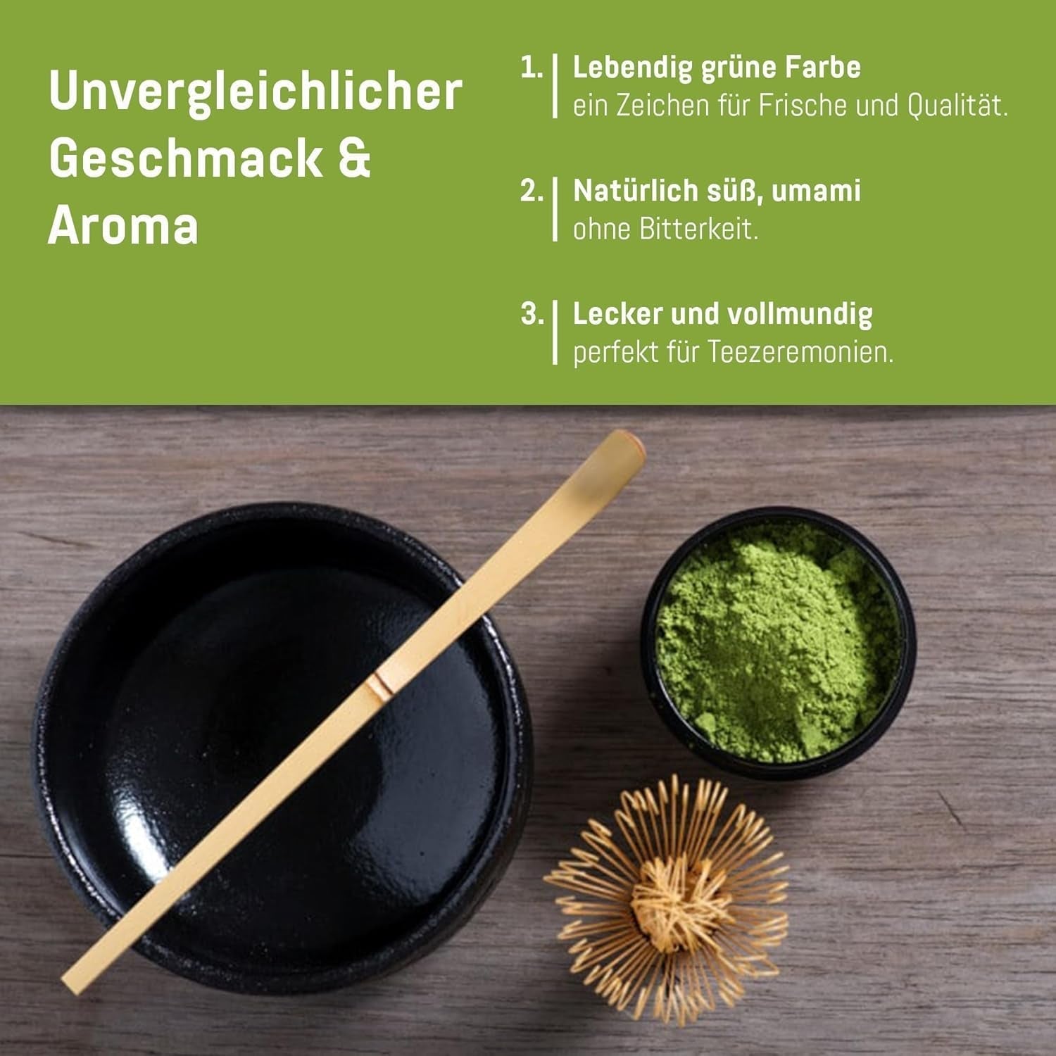 Ceremonial Grade UJI – 30g Box – Bio – 100% japonská Matcha – První sklizeň – Pure Matcha – Mletá