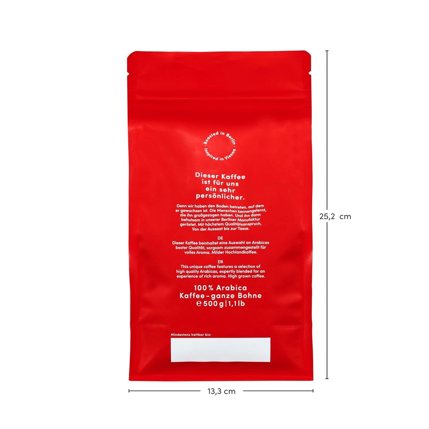 Pražírny Pick Espresso Blend - 100% Arabica, ganze Bohne - vielschichtige Röstung - frisch in Berlin geröstet - 500 g