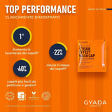 GYADA COSMETICS, maska na vlasy z lehkého a revitalizujícího materiálu, dodává lesk a hebkost, vyživující a opravující účinek, s termálním uzávěrem, na bázi kokosového oleje a avokáda, 60 ml Naty Shop maska na vlasy