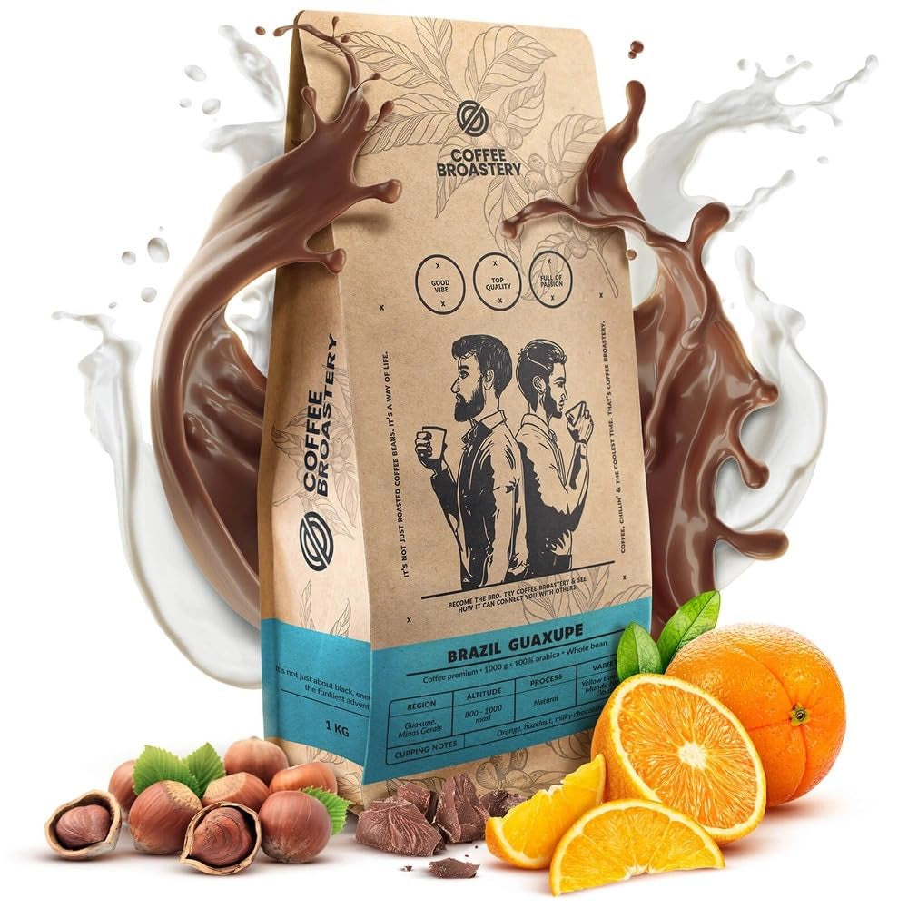 Sada zrnkové kávy 3x1kg 3000g | Brazílie Guaxupe | Brazílie Mogiana | Brazílie Cerrado | Brazílie | Speciální káva | Čerstvě smažené