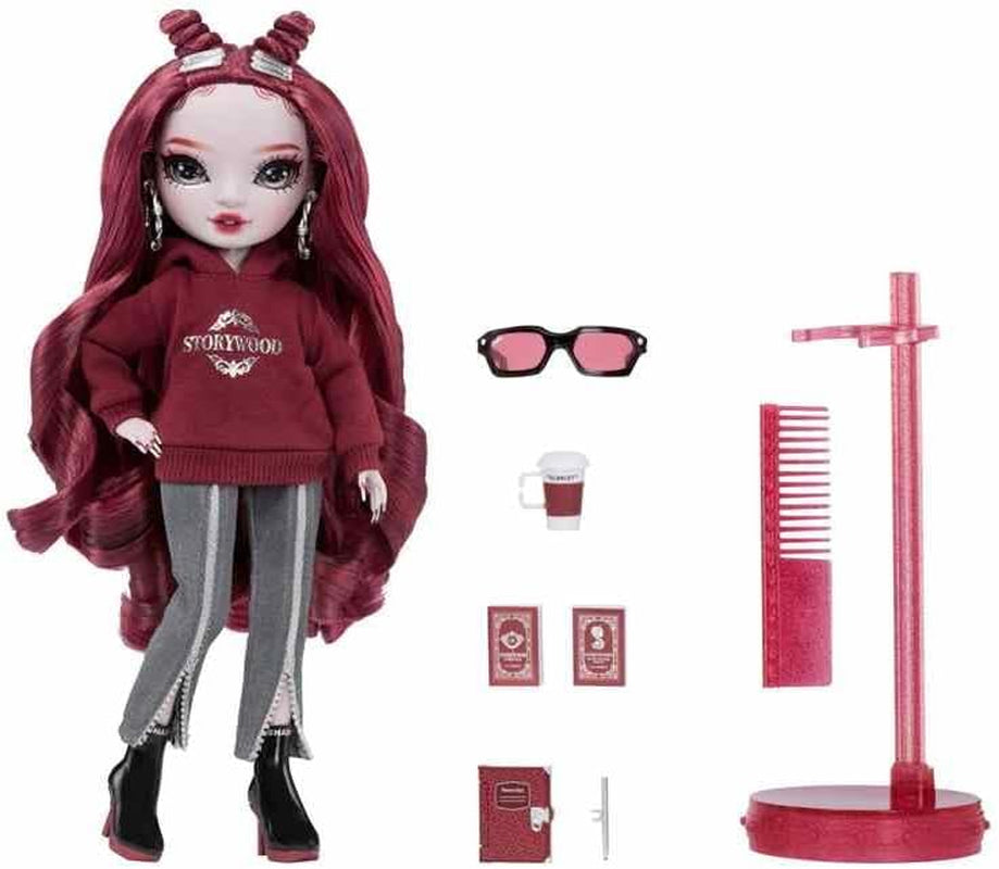 Rainbow High Shadow High Series 3 - Scarlett Rose - Maroon Fashion Panenka - Módní oblečení a více než 10 barevných herních doplňků - Ideální pro děti ve věku 4-12 let a sběratele