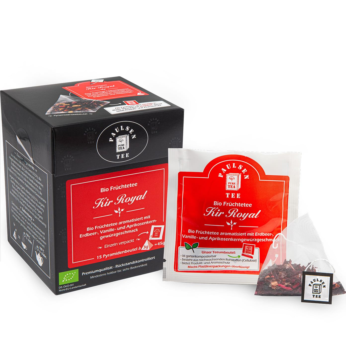 Sweet Heart 2 x 100 g Paulsen Tea Ovocný čaj kontrolovaný na rezidua