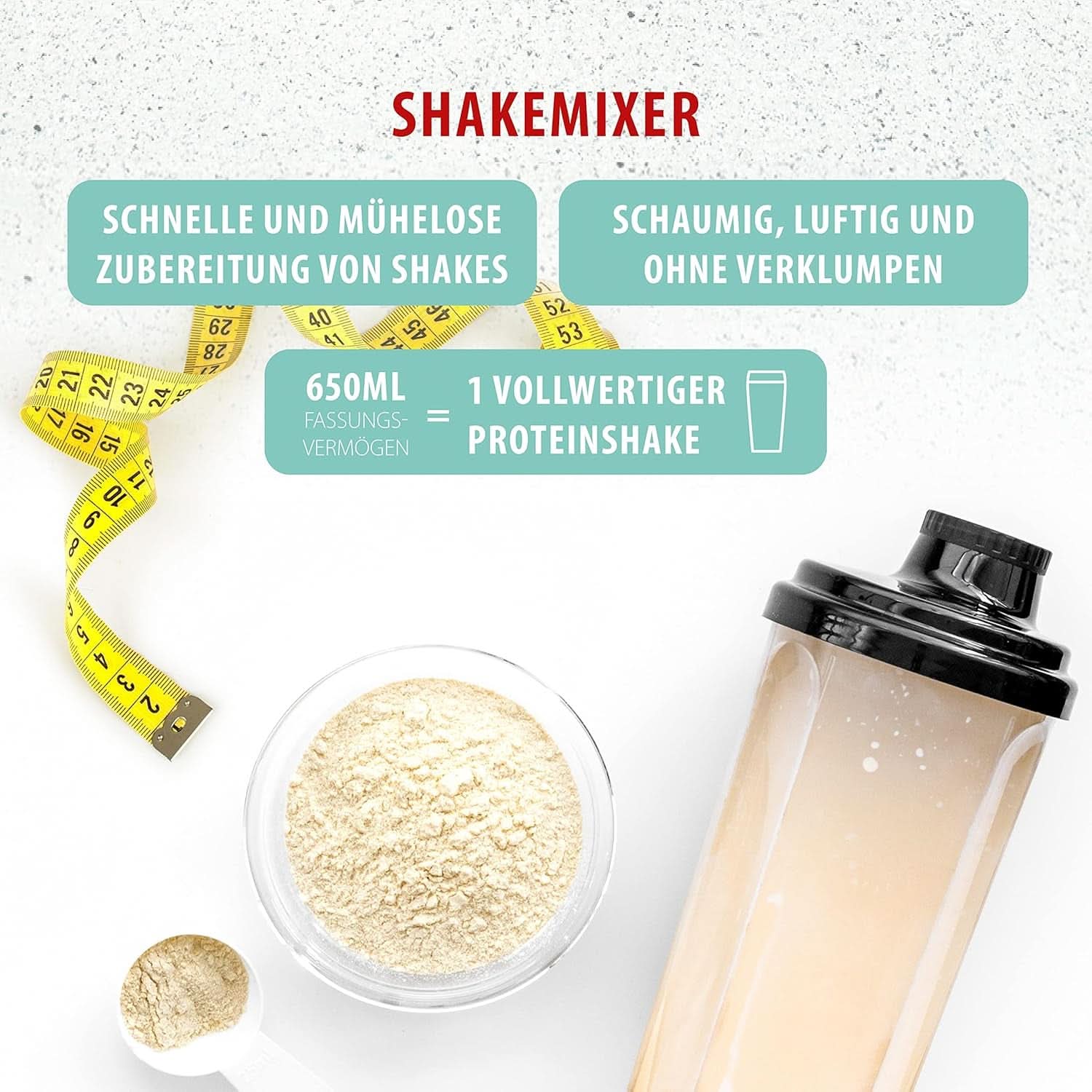 Clatronic® Barmixer U. Milchaufschäumer | Smoothie Maker | 650 ml Edelstahlbehälter | Praktischer Becherhalter | Mixér | 2 Geschwindigkeitsstufen | Motor Kraftvoller 65 W | Chromdesgin | BM 3472 Kitchen Naty Shop
