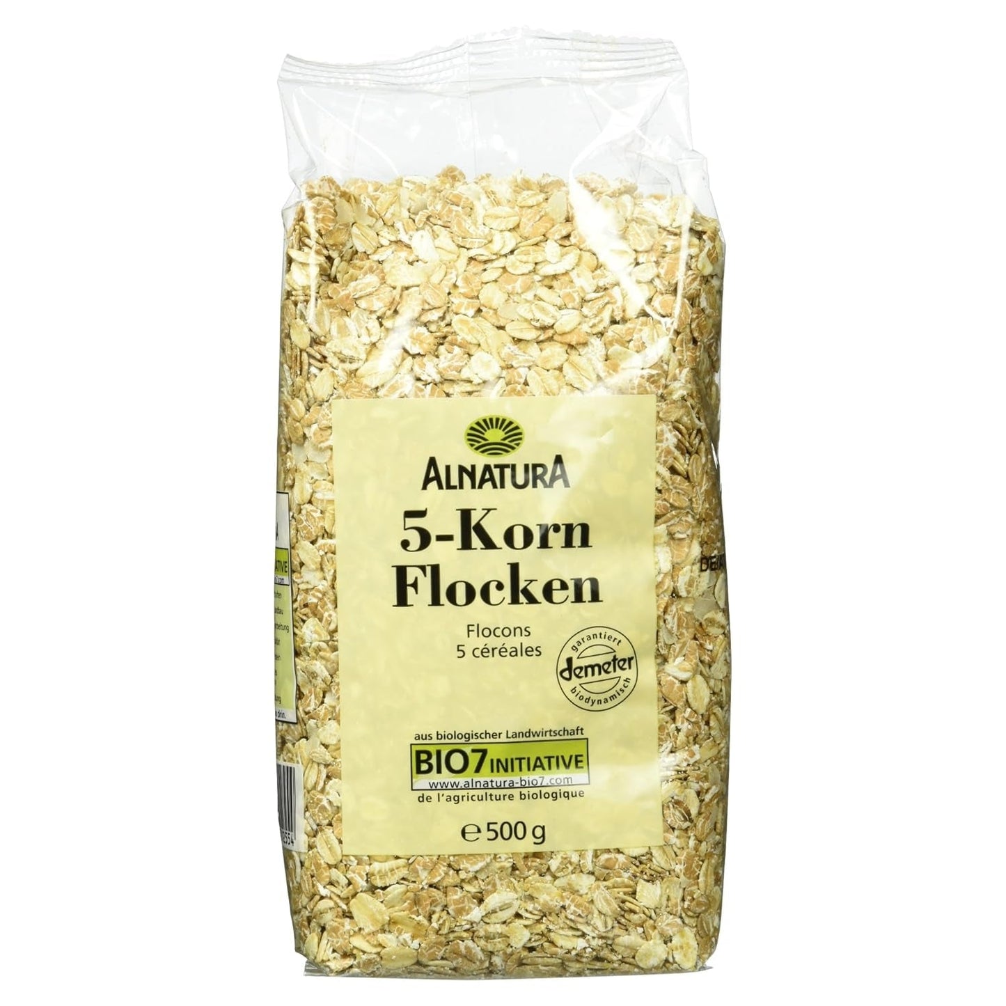 Bio 5-Kornflocken, 500 g cereálií Naty Shop 500 g (1. balení)