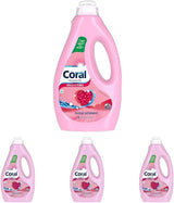Coral jemný tekutý prací prostředek na vlnu a jemné prádlo, 23 praní, 1,15 litru Prací prostředky Naty Shop Set 4 x 1,15 litru