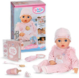 BABY Born Annabell 43 cm - Měkká panenka se 7 elektronickými funkcemi a zvukem - Vhodné pro děti od 3 let - Panenka obsahuje příslušenství - Vyžaduje baterie