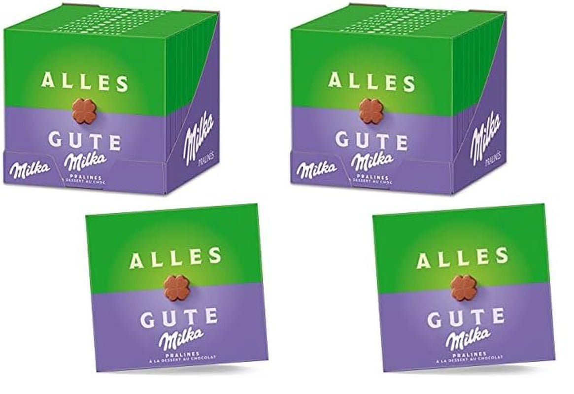 Milka All the Best Pralines 10 x 110g, Jemné pralinky z alpské mléčné čokolády s kakaovou krémovou náplní (balení 2 ks)