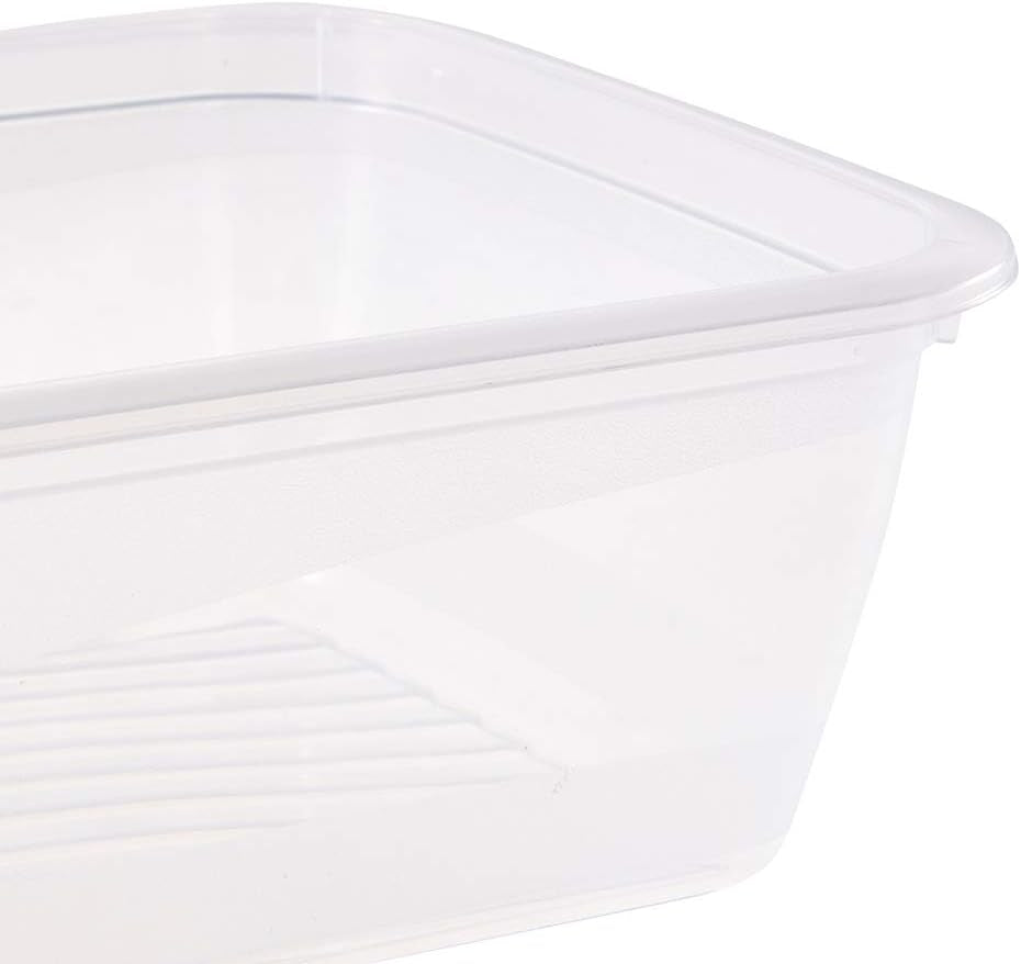 Kekeeper sada 3 dóz na potraviny, 3 x 1,25 l, 20,5 x 15,5 x 6,5 cm, Fredo Fresh, průhledná modrá Dózy na potraviny Naty Shop