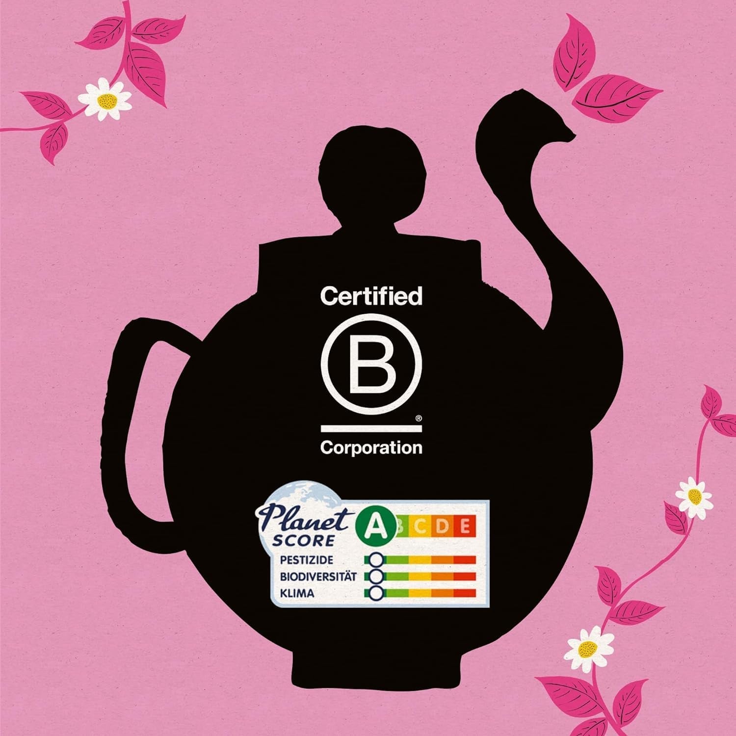 4Er Pack CUPPER Organický ovocný čaj "Cranberry & Raspberry Infusion", 4X20 nebílé čajové sáčky, bio, fair trade