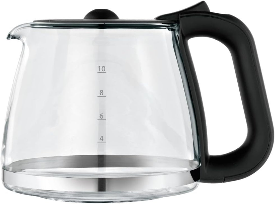 Espresso WMF Bueno se skleněnou karafou, filtrovaná káva, 10 šálků, tlačítko zapnutí/vypnutí, systém proti odkapávání, oscilační filtr, automatické zastavení, topná deska, 1000W