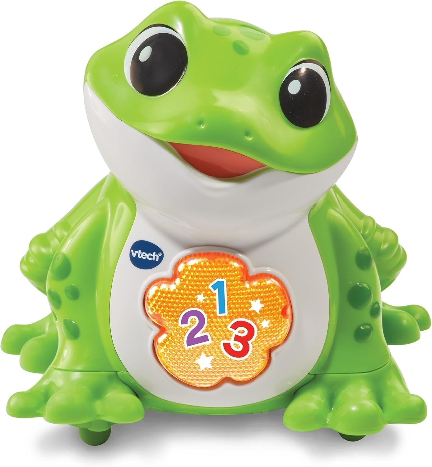 Vtech Baby Jumping Frog - Mluvící skákací žába se 3 písněmi a 12 písněmi - na 12-36 měsíců Hračky pro miminka Naty Shop Výchozí název