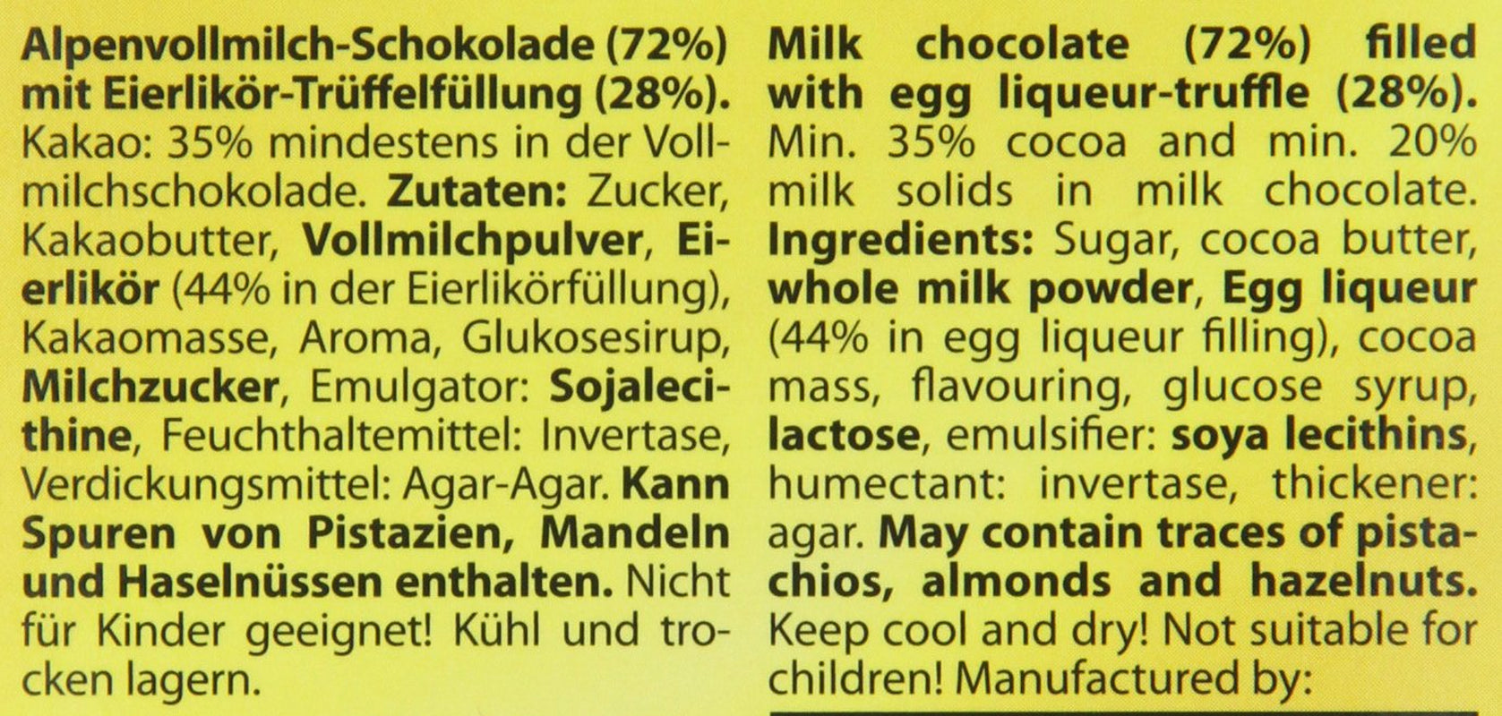 Verpoorten Čokoládová vaječná lanýžová náplň 100 g (balení 2 ks)