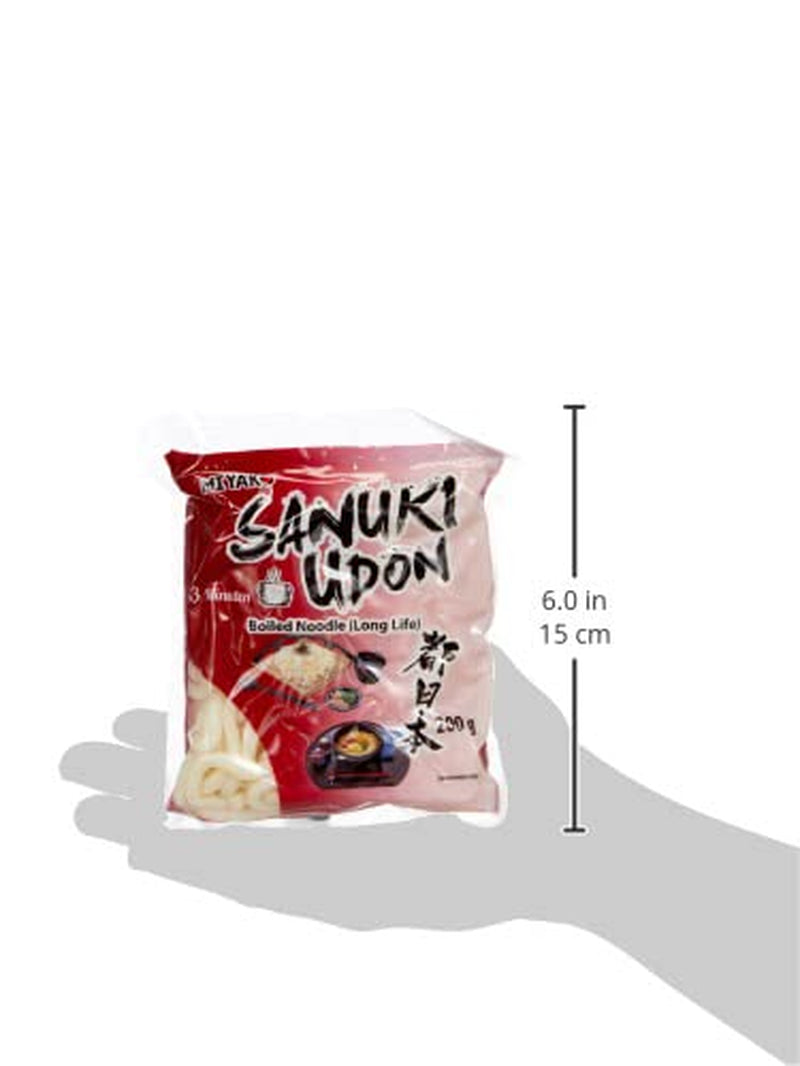 Miyako Sanuki Udon nudle, vařené, balení 12 ks (12 x 200 g)