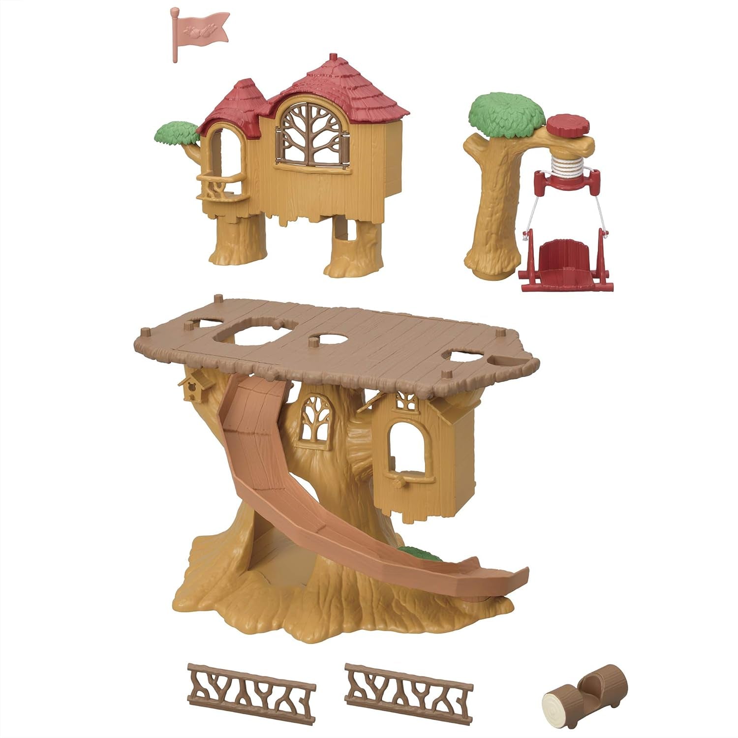 Sylvanian Families 5494 Domeček na stromě s dobrodružstvím - Hrací sada Domeček pro panenky