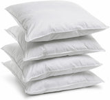 Bleu Câlin Home Collection Sada 4 polštářů Cliniguard Anti-Mite White 60X60 Cm Standardní polštáře Naty Shop Sada 4 povlaků na polštáře