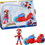 SPIDEY a JEHO ÚŽASNÍ PŘÁTELÉ Hračka na motorku Marvel Spidey pro chlapce a dívky od 3 let Akční figurky Naty Shop