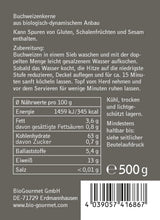 Pohanka BioGourmet Demeter – 500g sáček | Bezlepkové, s vysokým obsahem vlákniny a regionální | Z německého ekologického zemědělství (Bádensko-Württembersko/Bavorsko) | Ideální do müsli, salátů a příloh