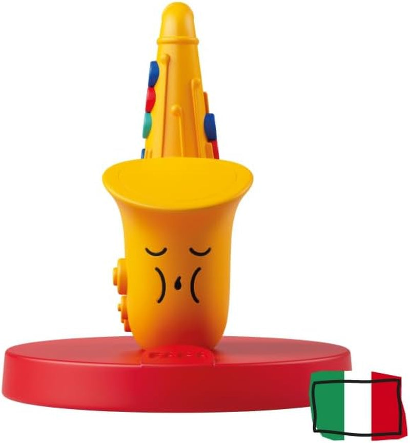 Zvuková figura - jazzový rytmus - hudba, písničky a zvuky, vzdělávací obsah hračka, chlapci a dívky od 0 let, italská verze Bebe Naty Shop Toys Výchozí název