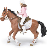 PAPO - Figurka koně - Rider Fashion Winter, vášeň pro ježdění, hračka pro děti od 3 let. Akční figurky Naty Shop