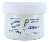 Sugarflair Superwhite Icing Bleach, Icing Bleach for Royal Icing, Extra bílé jedlé potravinářské barvivo - 150 g