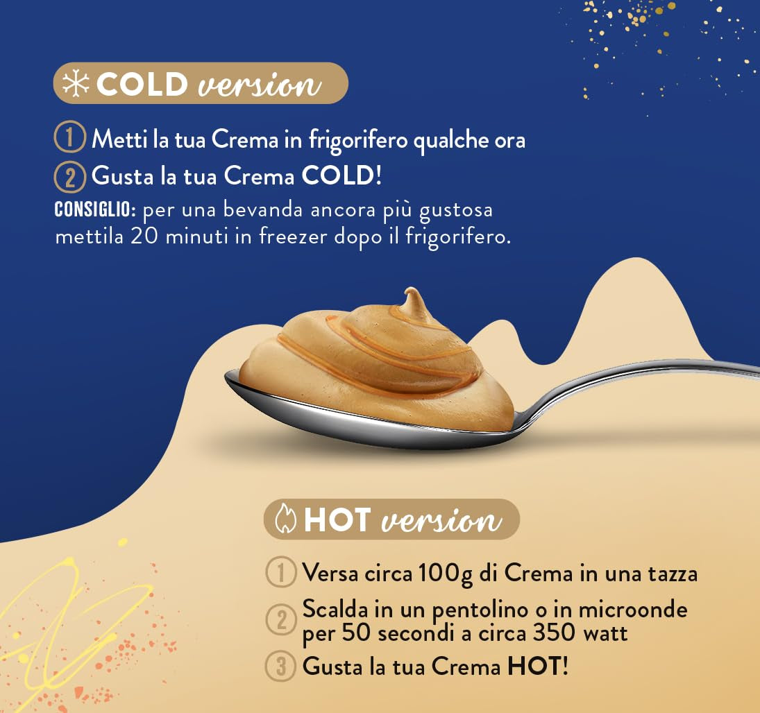 Caffè Borbone Baileys Kaffeecreme - Creme auf Milchbasis mit laktosefreiem, löslichem Kaffee, mit Baileys - laktosa- and glutenfrei - 550-Gramm-Kartonpackung