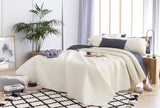 Todocama Fine Boutique přehoz na postel diamantový vzor jaro léto podzim zima 100% extra měkký multifunkční přehoz z mikrovlákna 105-200 x 260 cm béžové postele a přikrývky Besuche den Todocama-Store