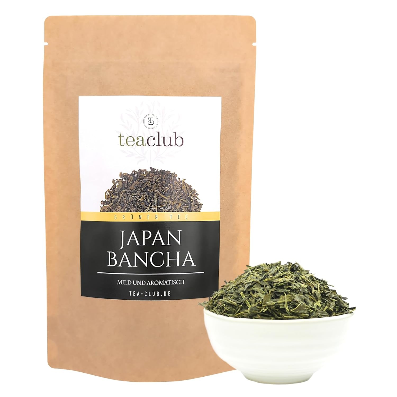 Bancha Japonský zelený čaj sypaný 100 g, aromatický a jemný japonský zelený čaj, Teaclub Green Tea