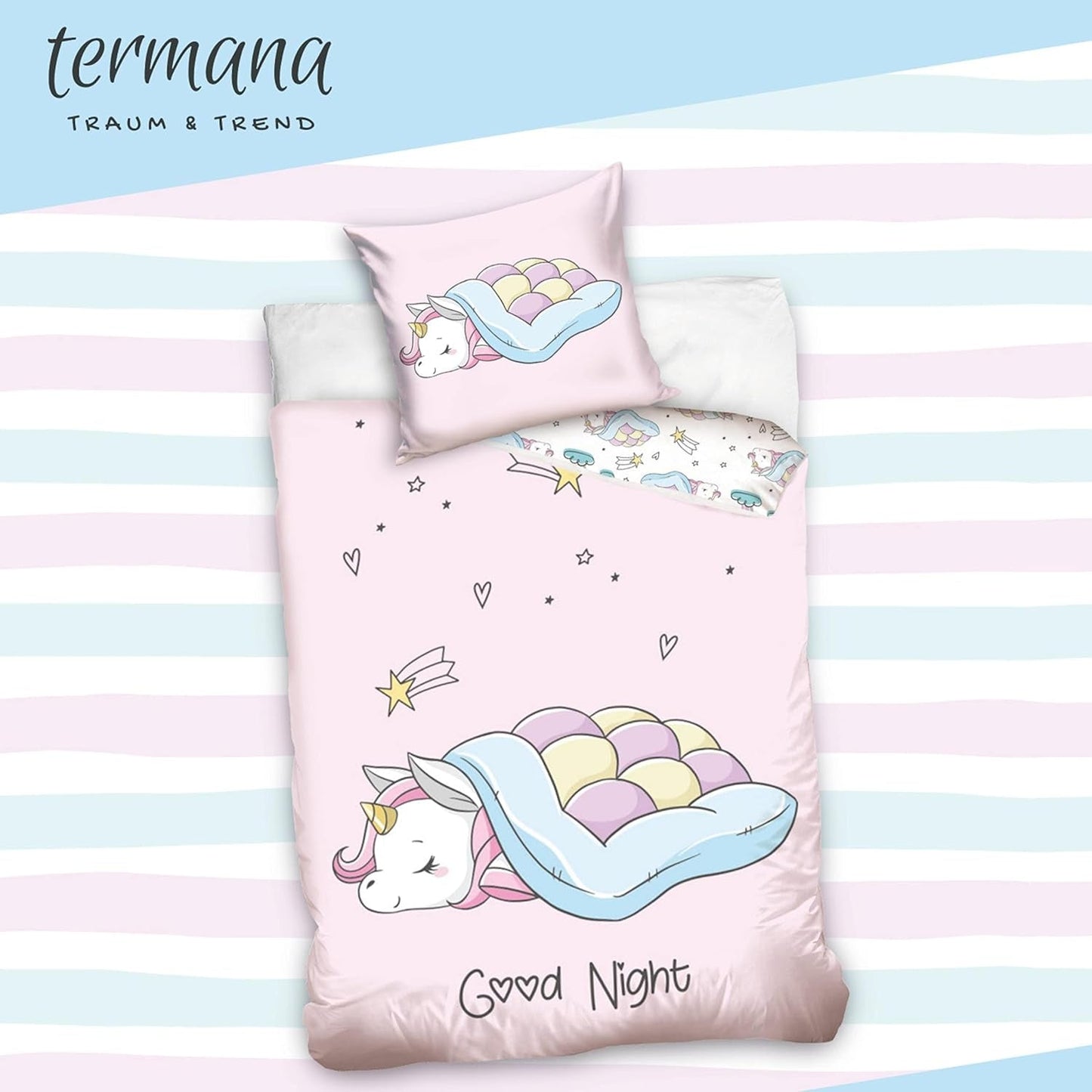 Ložní prádlo, Unicorn, Termana, pro teenagery Ložní prádlo - dětské Naty Shop
