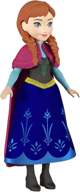 Mattel DISNEY Panenka Ledová královna Anna a Sven a figurka zvířat, inspirováno animovanými postavičkami, pohyblivými končetinami, odnímatelnou sukní a pláštěnkou, pro děti od 3 let, HLX03 Naty Shop Dolls