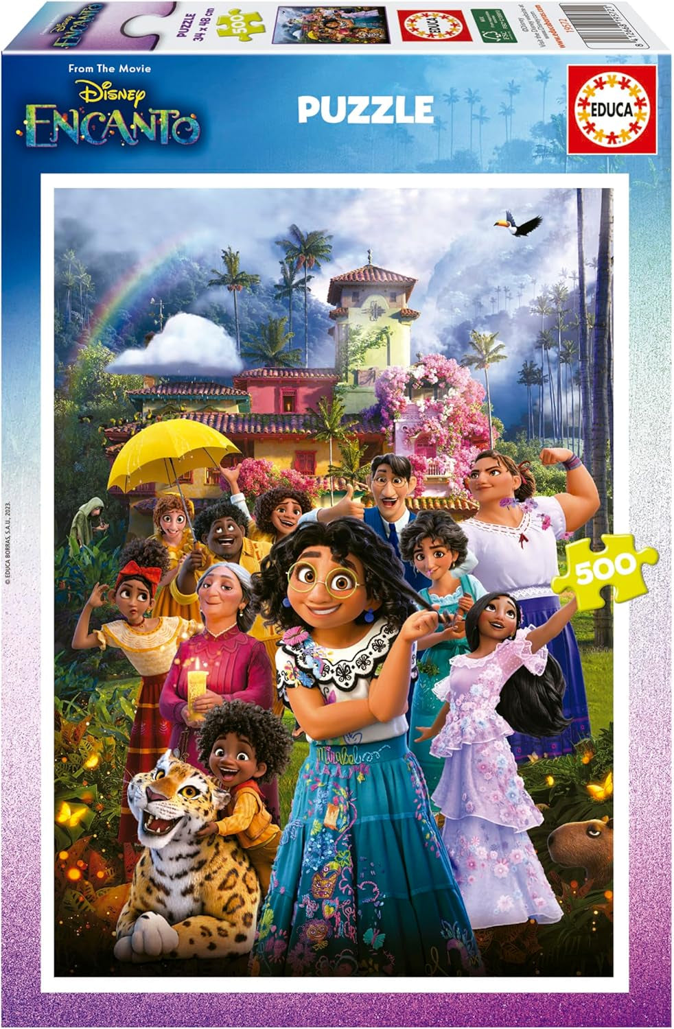 Educa - Puzzle 500 dílků pro dospělé | Disney Encanto, puzzle 500 dílků pro dospělé a děti od 11 let, puzzle pro děti (19572) Puzzle Naty Shop Výchozí název