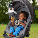 FISHER-PRICE Flap & Go Toucan - Plyšová hračka do kočárku podporuje jemné motorické a smyslové dovednosti u novorozenců od narození HNX66 Baby Toys Naty Shop