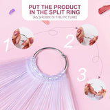 100 Stück Nail Art Tips Prsten,Nagelspitzen Nagel Display Transparentní Nägel Kunstspitzen Sticks,Nagelkunst Praxis Für Nagelstudio Und Anfänger Display Tipy pro DIY nail Art