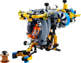 LEGO Technic Hračka na stavění ponorky Hlubinný průzkumník pro děti 9leté chlapce a dívky Kreativní nápady na dárky k narozeninám Sestavitelné vozidlo s rotujícími vrtulemi 42201 Stavebnice Besuche den LEGO-Store