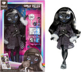 Rainbow High Shadow High Girl's Night - Shanelle Onyx - 28cm módní panenka v odstínech šedé, černé vlasy a obleček s doplňky a hřebenem - Pro sběratele a děti od 6 let
