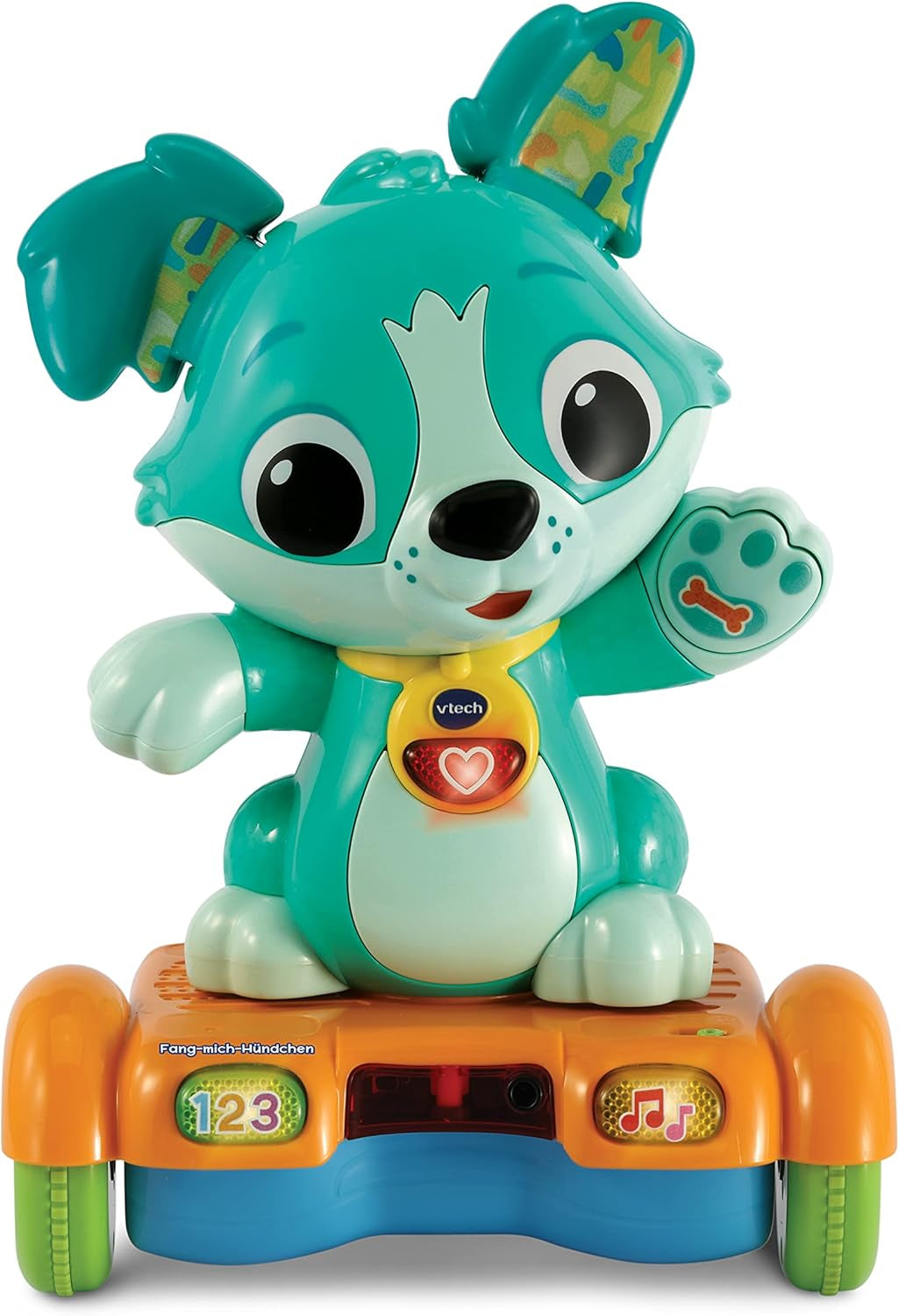 Vtech Baby Catch Me Puppy - Motorizované hoverboard Štěně podporuje pohyb - s pohyblivýma ušima, písničkami, zvuky a učebním obsahem - na 12-36 měsíců Hračky pro miminka Naty Shop Výchozí název