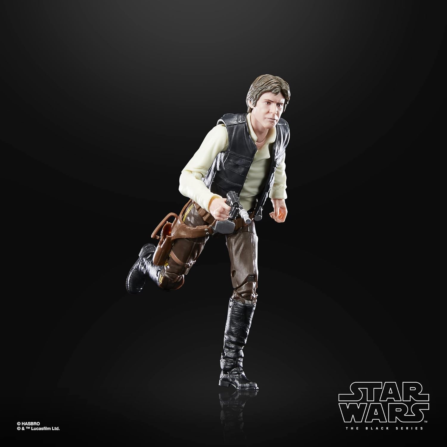 Star Wars Černá série Han Solo, 15 cm vysoká akční figurka Zu Wars: Návrat rytíře Jedi Akční figurky Naty Shop