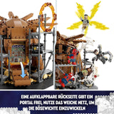 Sada LEGO 76261 Marvel Spider-Man's Big Showdown, Spider-Man: No Way Home se 3 minifigurkami Peterem Parkerem a zeleným skřítkem, Electro, Sandman, Ned, Doctor Strange a MJ, sběratelský model Stavebnice Besuche den LEGO-Store