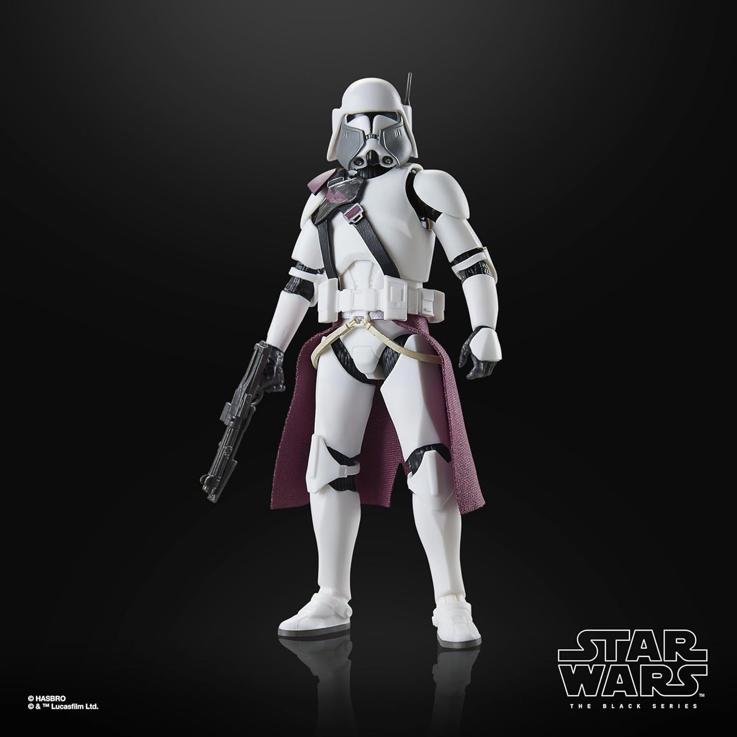 Velitel klonů černé série Star Wars Bacara, Star Wars: Ahsoka prémiová sběratelská figurka (15 cm) Akční figurky Naty Shop
