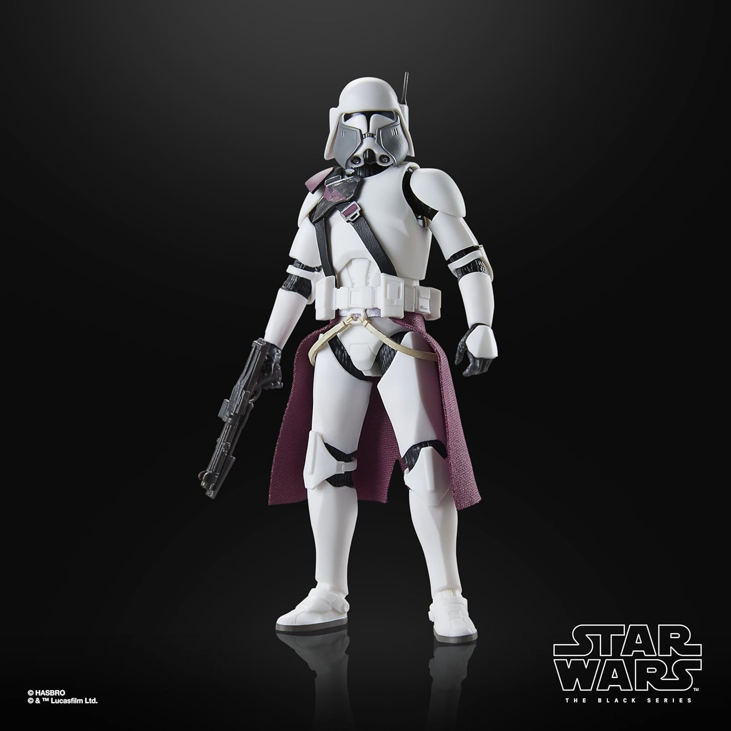 Velitel klonů černé série Star Wars Bacara, Star Wars: Ahsoka prémiová sběratelská figurka (15 cm) Akční figurky Naty Shop