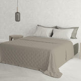Italské povlečení letní přikrývka CHIC, mikrovlákno, DOUBLE 250X250Cm, hnědá Přikrývky a přikrývky Naty Shop