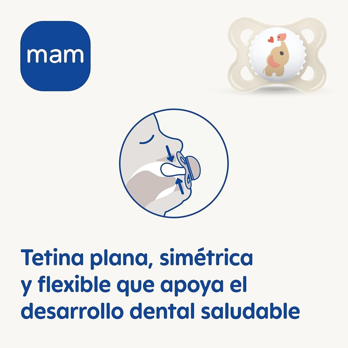 Dudlík MAM Clip It! Broach & Original S226 Skinsoft™ silikon, ultra měkký, pro děti od 0 a více měsíců